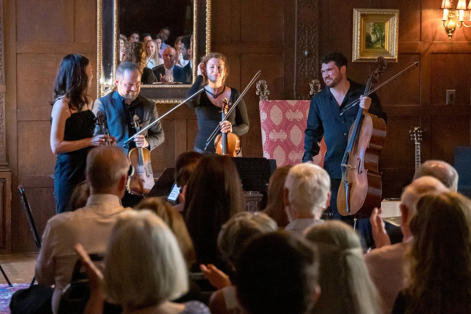 Embassy String Quartet in performance