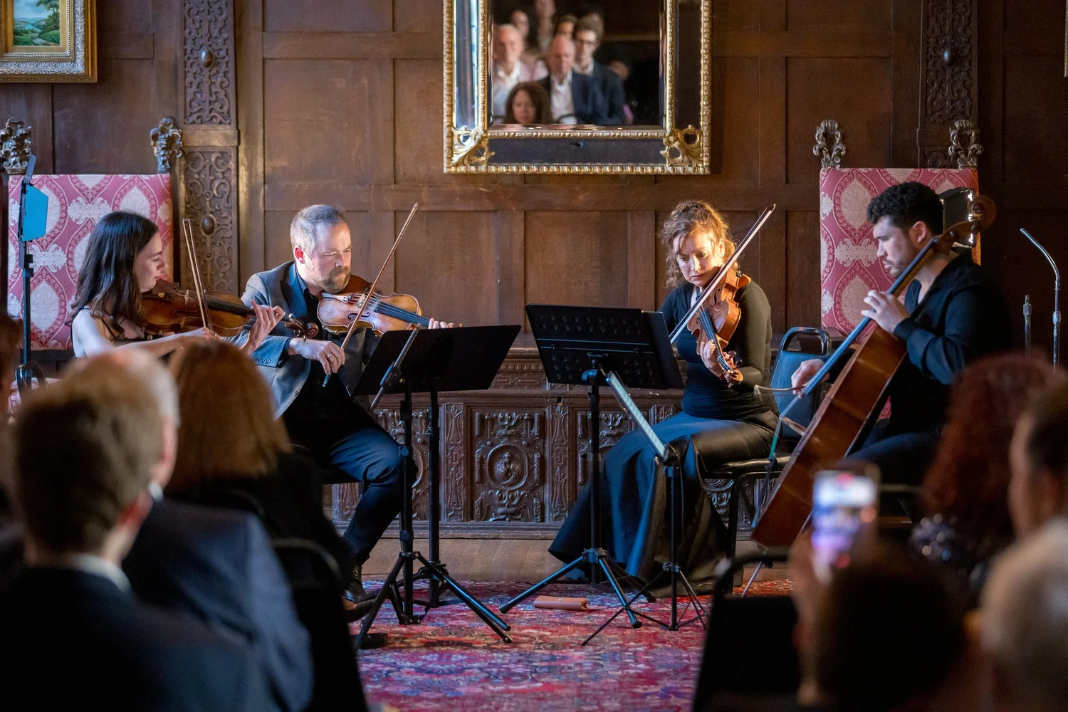 Embassy String Quartet in performance
